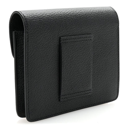 Hermes Chevre Mysore Roulis Slim Wallet Black 4 of 9