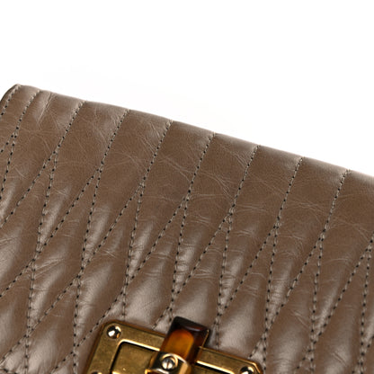 Lanvin Lambskin Quilted Mini Happy Pop Crossbody Brown 13 of 14