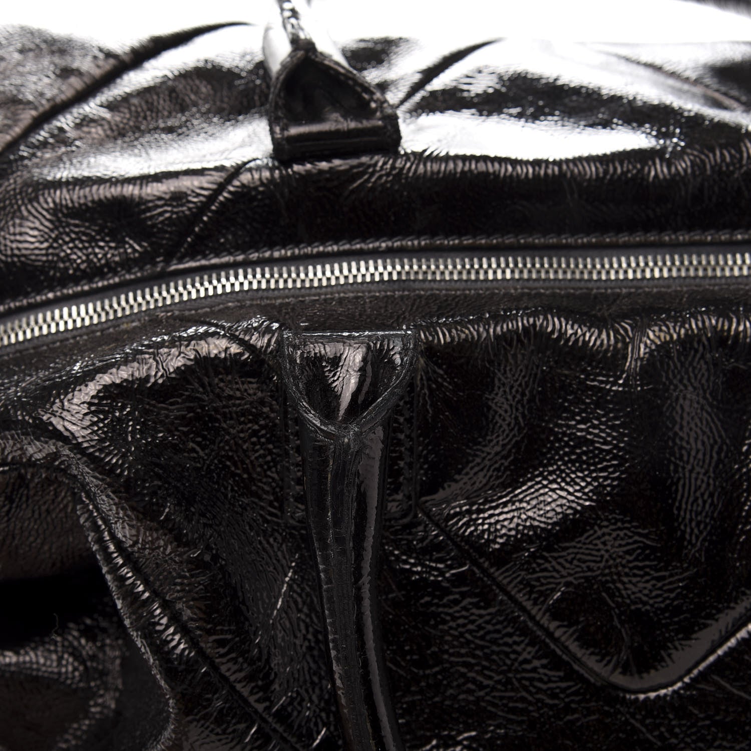 Saint Laurent Textured Patent Easy Y Bag Black 13 of 18