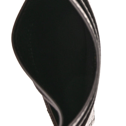 Saint Laurent Grain De Poudre Matelasse Chevron Monogram Credit Card Case Fog 4 of 8