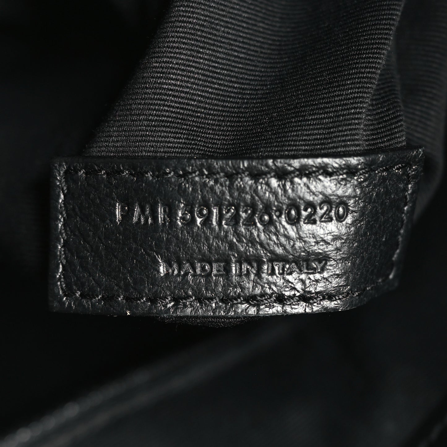Calfskin Crocodile Embossed Monogram Medium Niki Shopping Bag Black