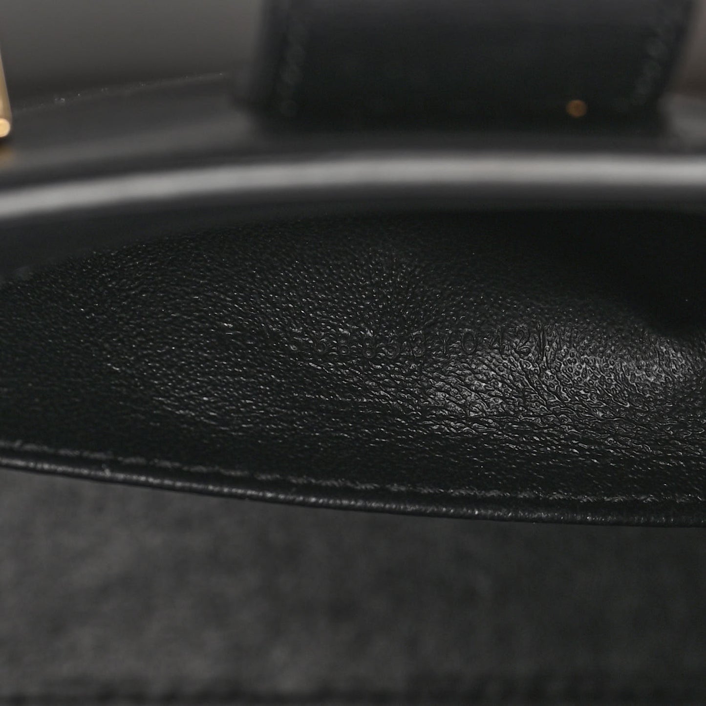 Calfskin Monogram Baby Cabas Black