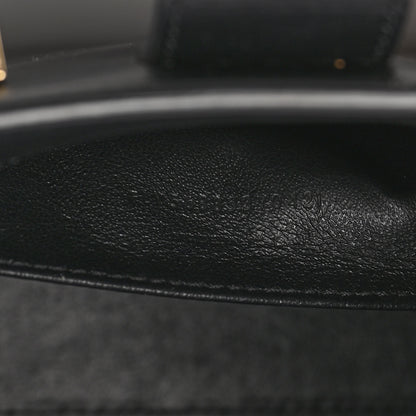 Saint Laurent Calfskin Monogram Baby Cabas Black 8 of 15