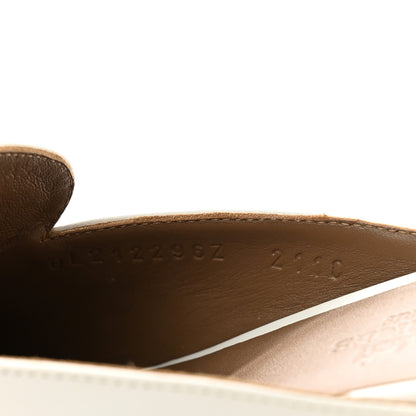 Hermes Calfskin Oz Mules 35 White 8 of 13