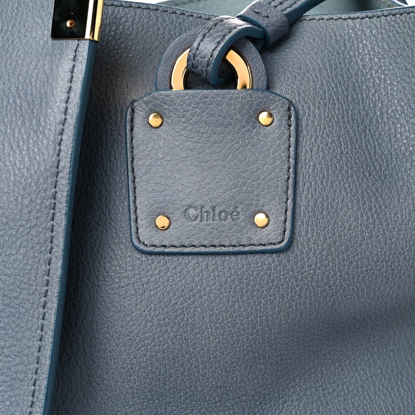 Smooth Calfskin Medium Vick Tote Cloudy Blue