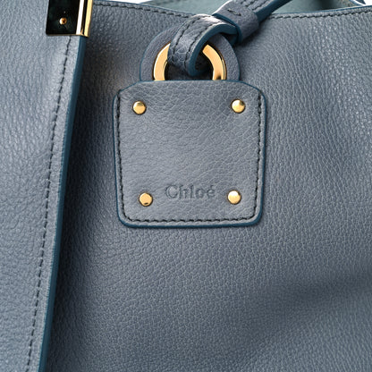 Chloe Smooth Calfskin Medium Vick Tote Cloudy Blue 12 of 12