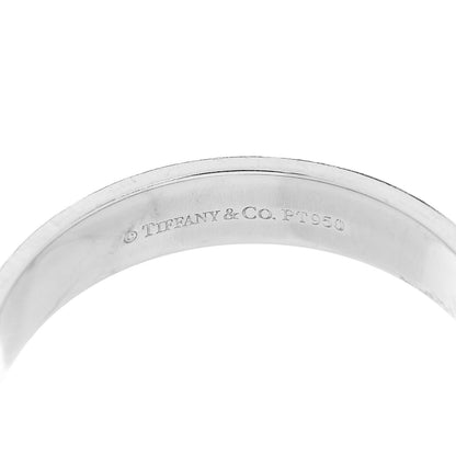 Tiffany Platinum 4.5mm Forever Wedding Band Ring 61 9.5 4 of 5