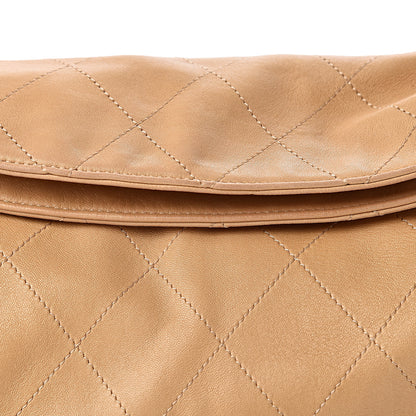 Chanel Lambskin Stitched Medium Ultimate Soft Tote Beige 12 of 18