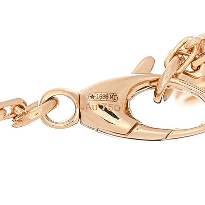 Gucci 18K Yellow Gold Interlocking G Chain Bracelet 4 of 5