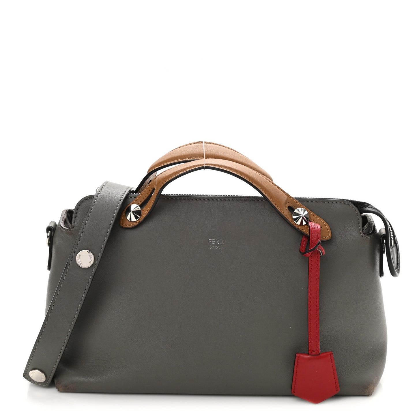 Vitello Dolce 4 Color Medium By The Way Boston Bag Argilla Fragola Multicolor
