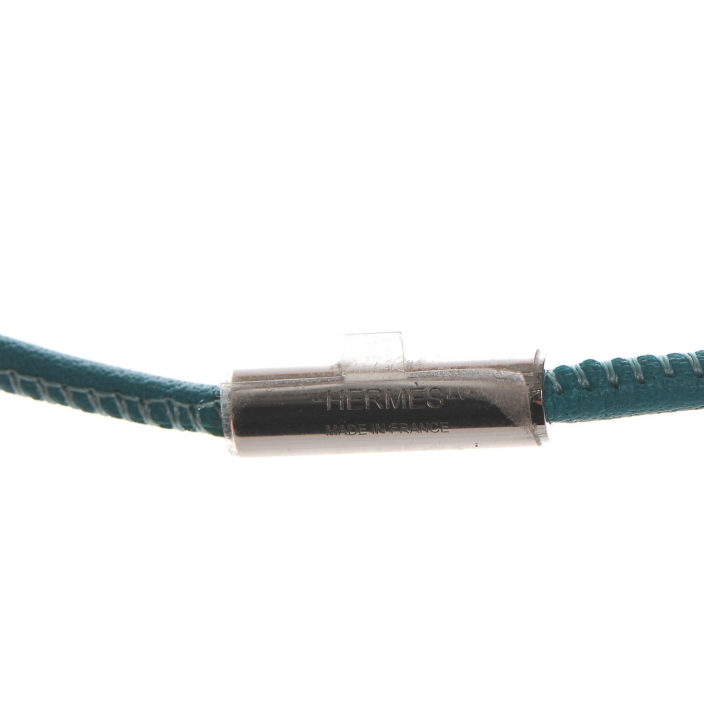 Swift Palladium Grand Loop Pendant Necklace Bleu Paon
