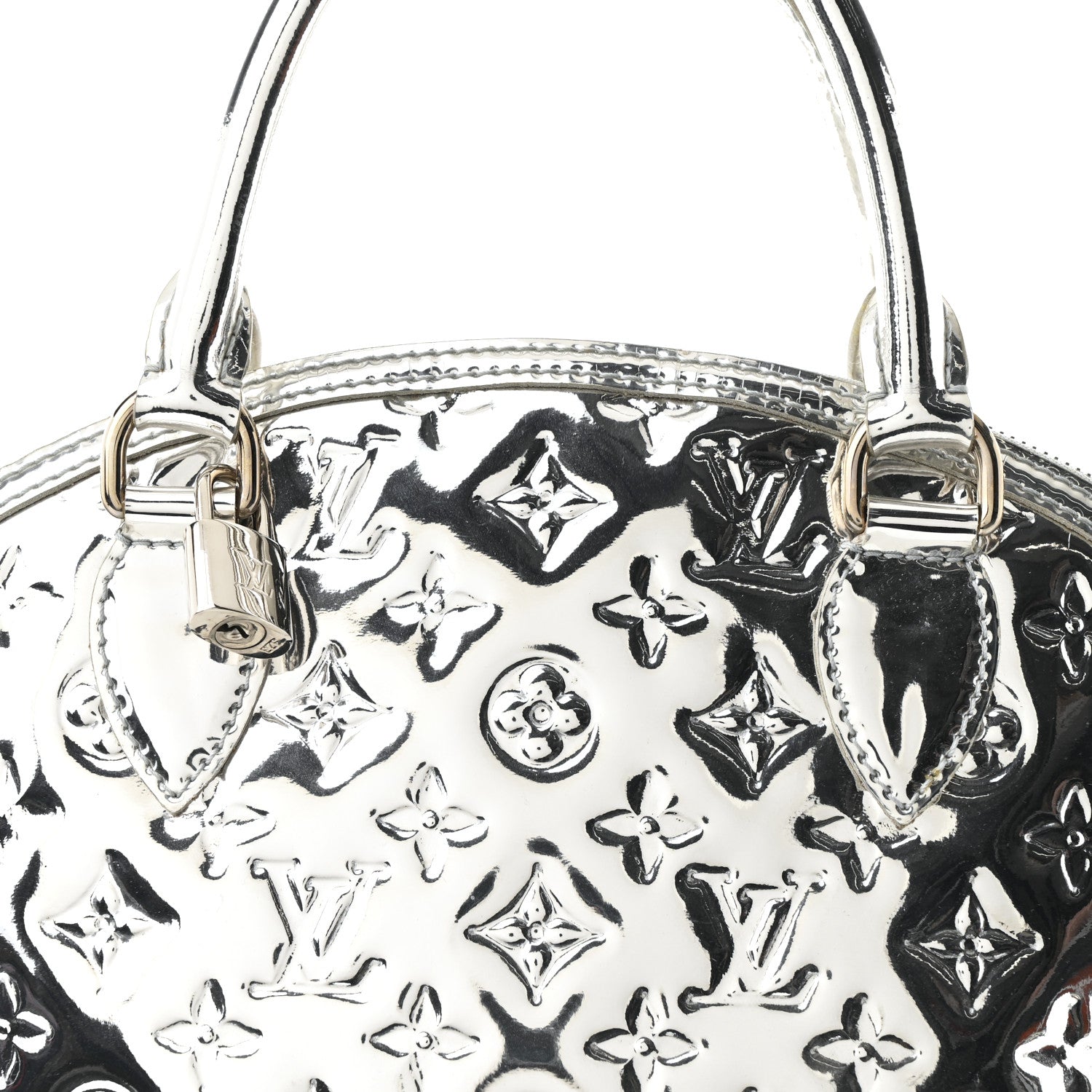 Louis Vuitton Monogram Miroir Lockit Silver 8 of 11