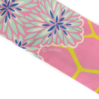Hermes Silk The Three Graces Twilly Rose Bonbon Canard 4 of 4