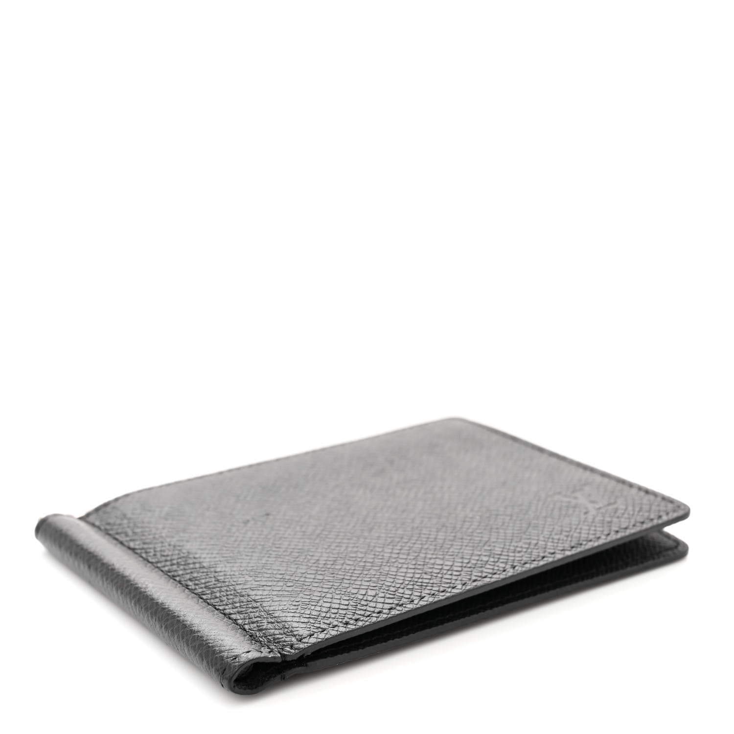 Louis Vuitton LOUIS VUITTON Taiga Pince Wallet Black 4 of 6
