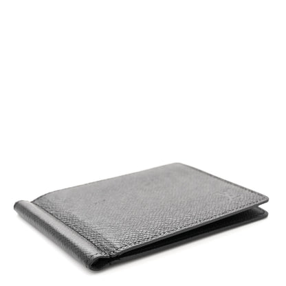 Louis Vuitton LOUIS VUITTON Taiga Pince Wallet Black 4 of 6