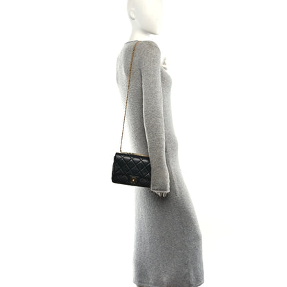 Chanel Lambskin Enamel Quilted Pending CC Square Flap Black 2 of 11