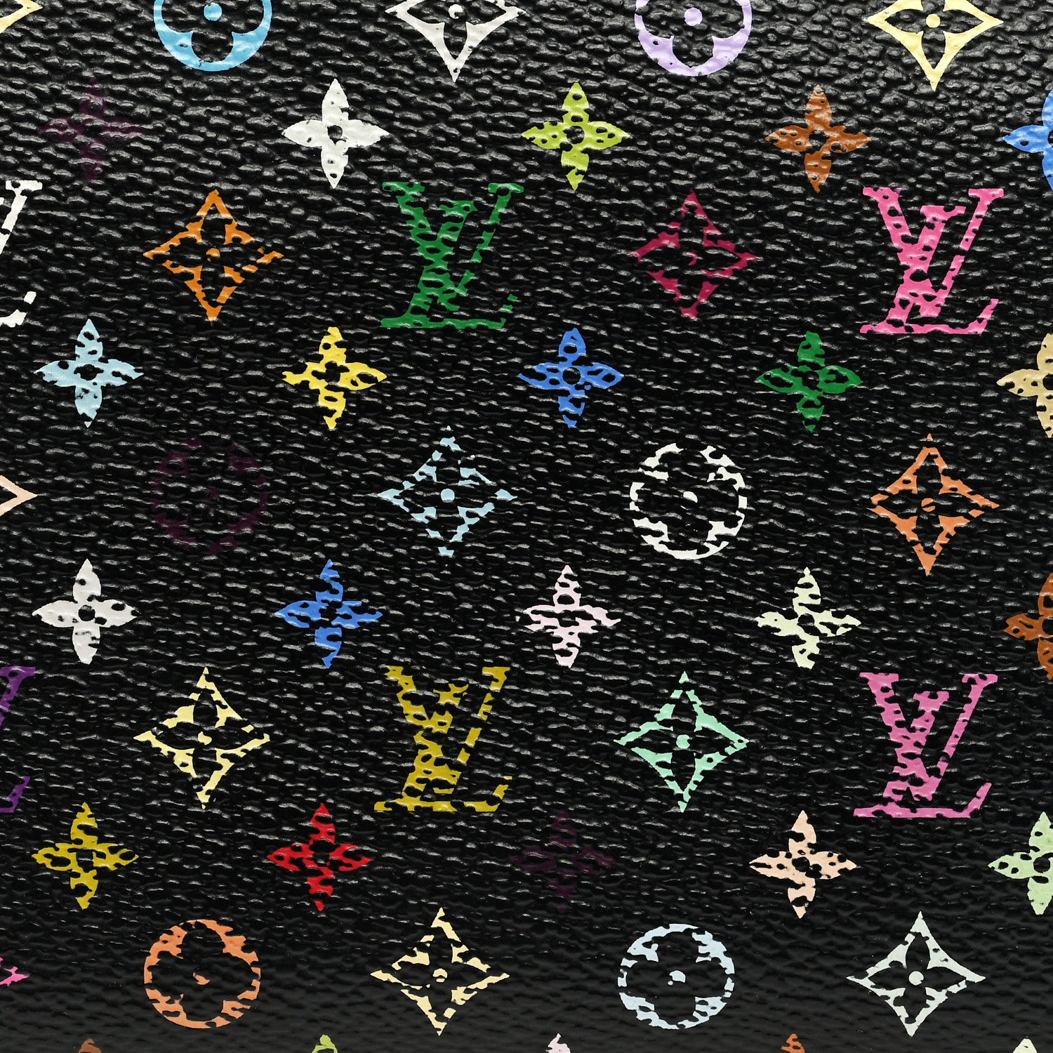 Louis Vuitton Monogram Multicolor Zippy Wallet Black Grenade 7 of 7
