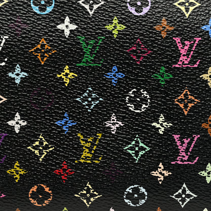 Louis Vuitton Monogram Multicolor Zippy Wallet Black Grenade 7 of 7
