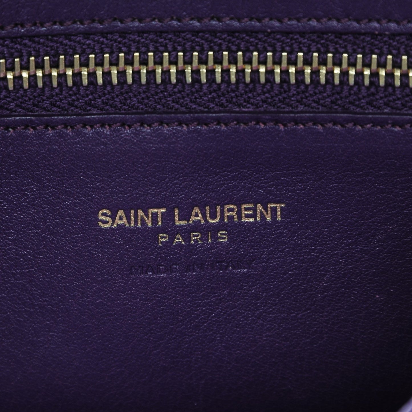 Calfskin Small Monogram Cabas Purple
