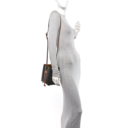 Celine Triomphe Canvas Calfskin Micro Sailor Bag Tan 2 of 10
