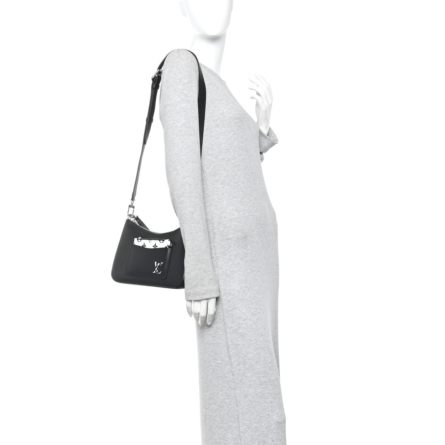 Louis Vuitton Epi Marelle BB Tote Black 2 of 10