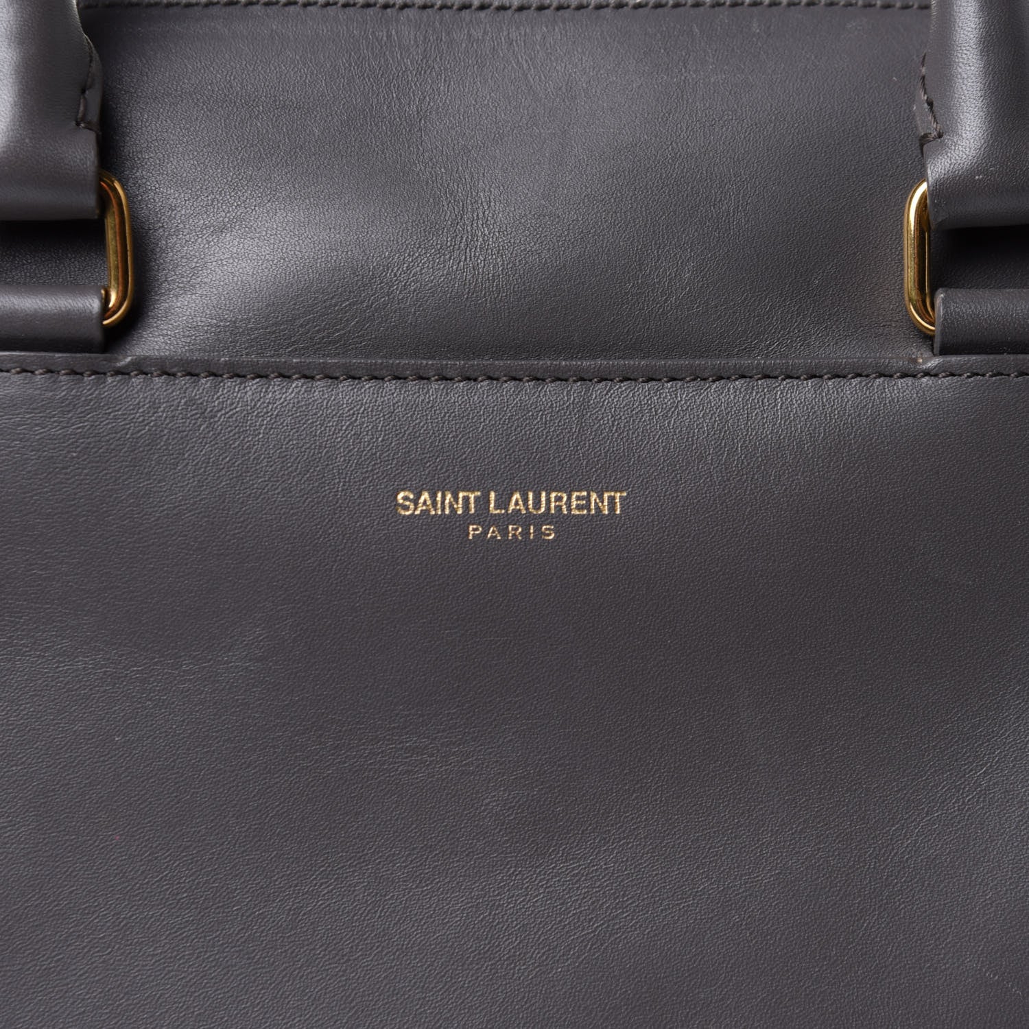 Saint Laurent Calfskin Classic Duffle 12 Earth 6 of 9
