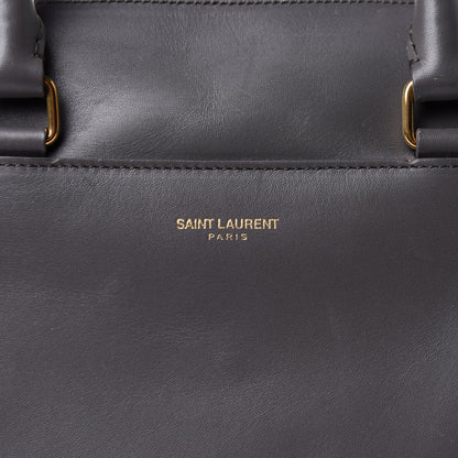 Saint Laurent Calfskin Classic Duffle 12 Earth 6 of 9