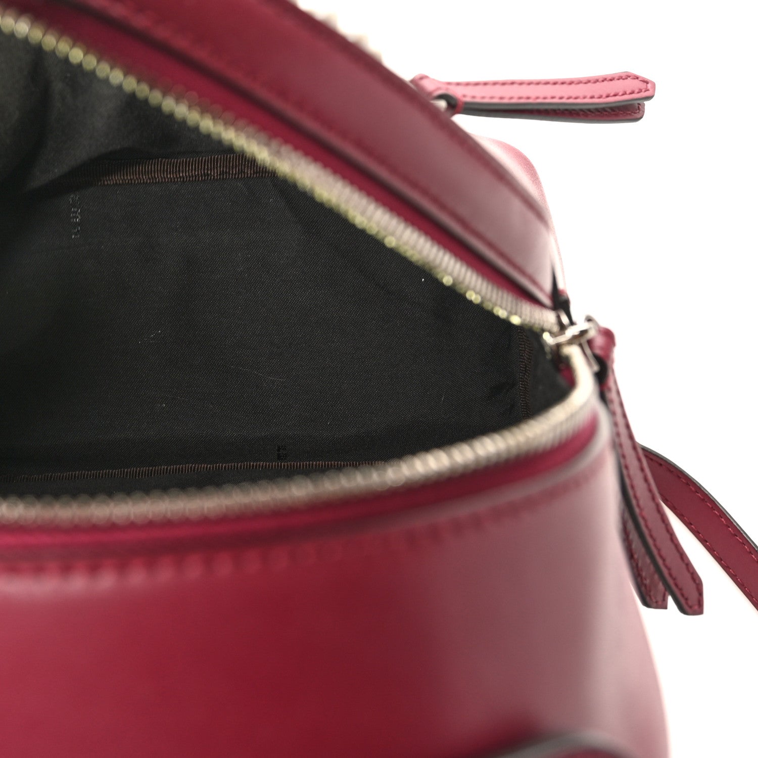 Fendi Vitello Liberty Pearl Romantic Bow Mini Backpack Black Cherry 5 of 10