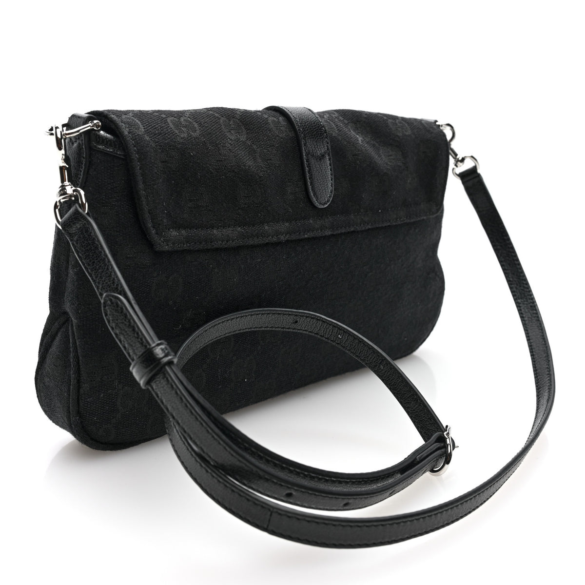 Monogram Medium Aperitivo Shoulder Bag  Black