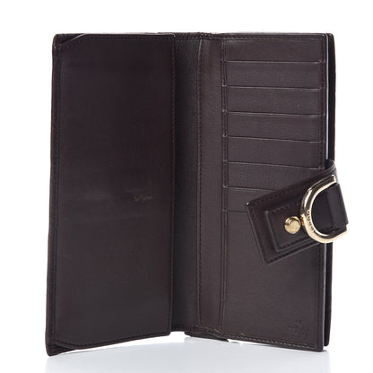 Gucci Guccissima Abbey Continental Wallet Chocolate 7 of 9