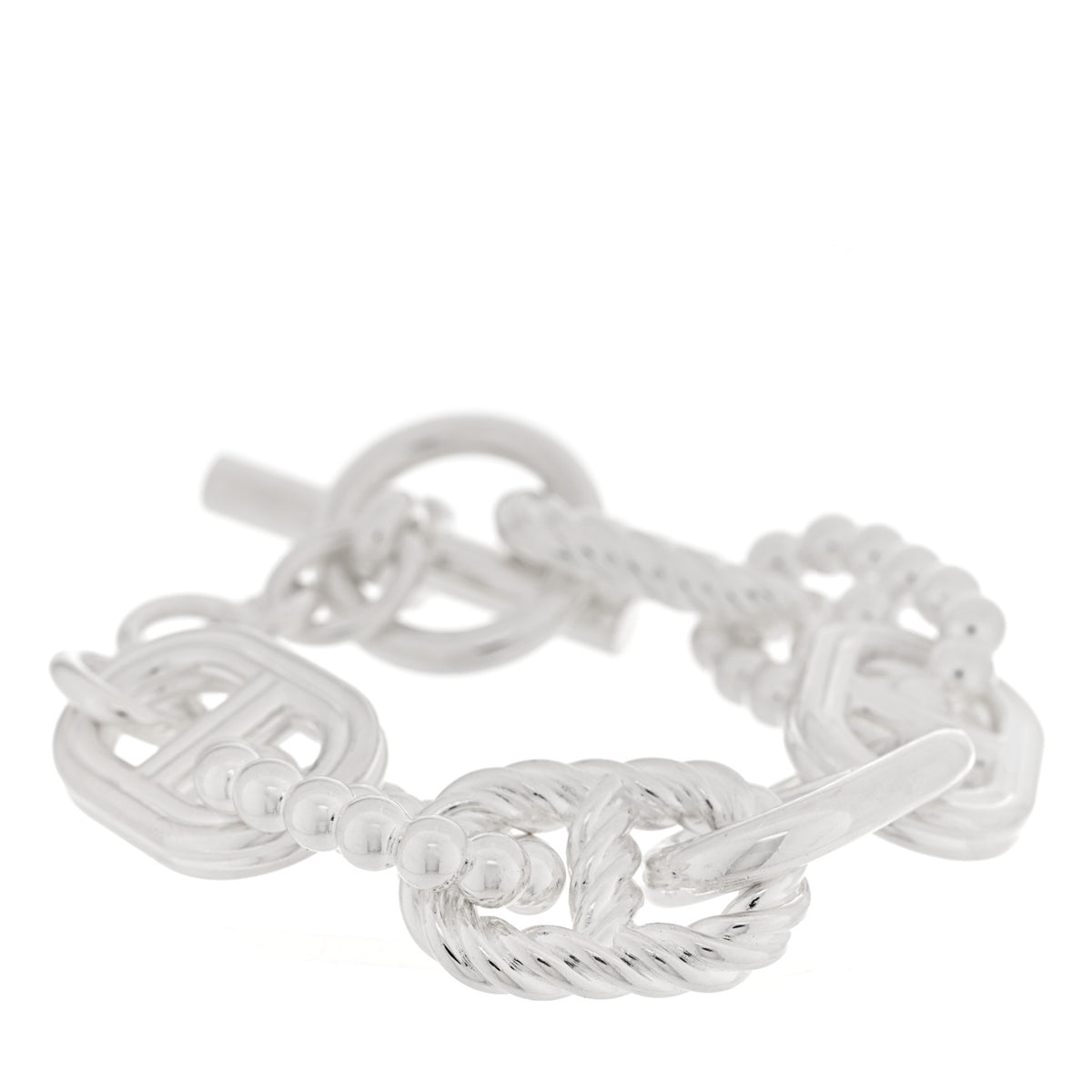Sterling Silver GM Chaine d'Ancre Alea II Bracelet