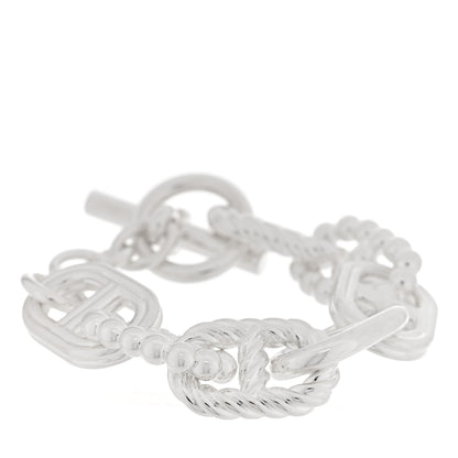 Hermes Sterling Silver GM Chaine d'Ancre Alea II Bracelet 1 of 4