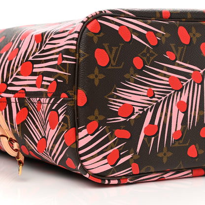 Louis Vuitton Monogram Jungle Dots Neo Neverfull MM Sugar Pink Poppy 10 of 16