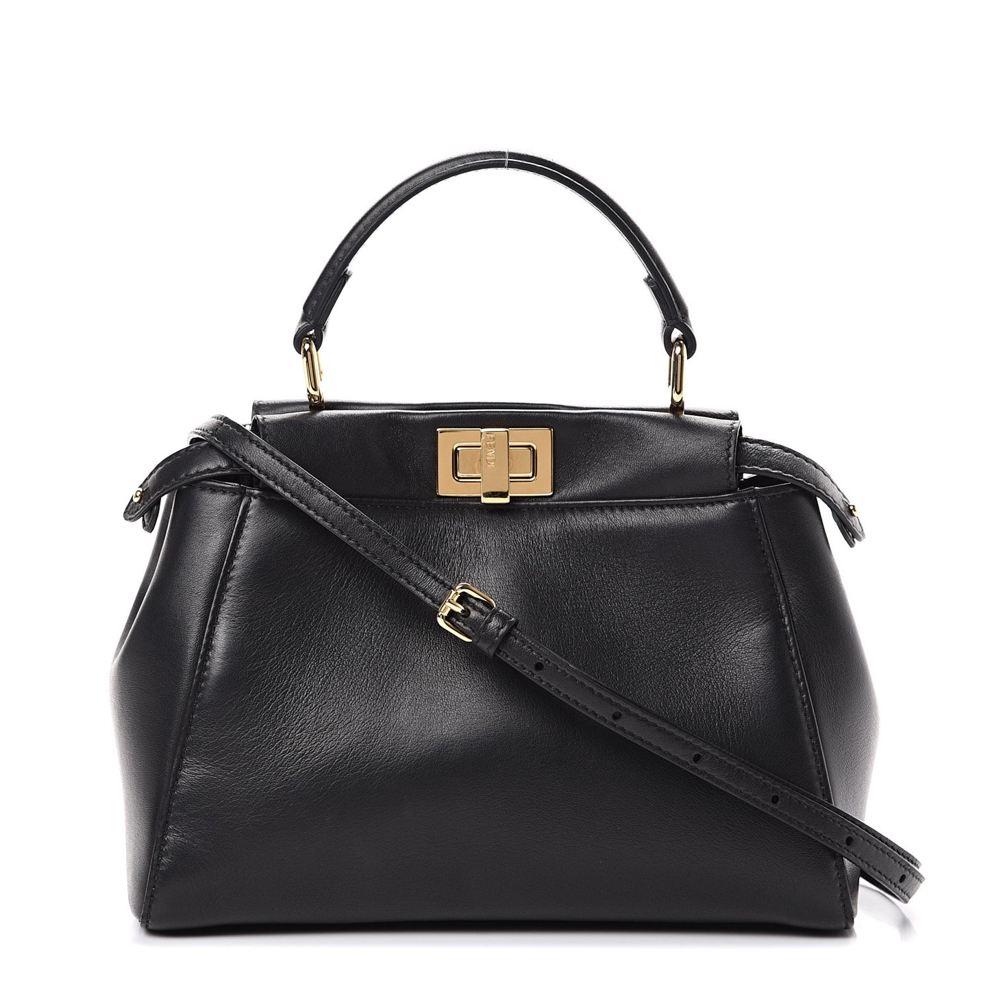 Nappa Mini Peekaboo Iconic Satchel Black