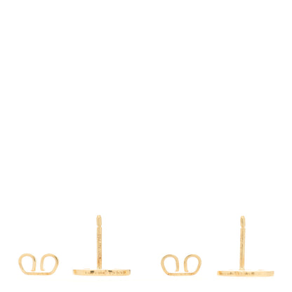 Gucci 18K Yellow Gold Running G Stud Earrings 3 of 5
