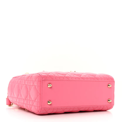 Christian Dior Lambskin Cannage Small My ABCDior Lady Dior Pink 4 of 10