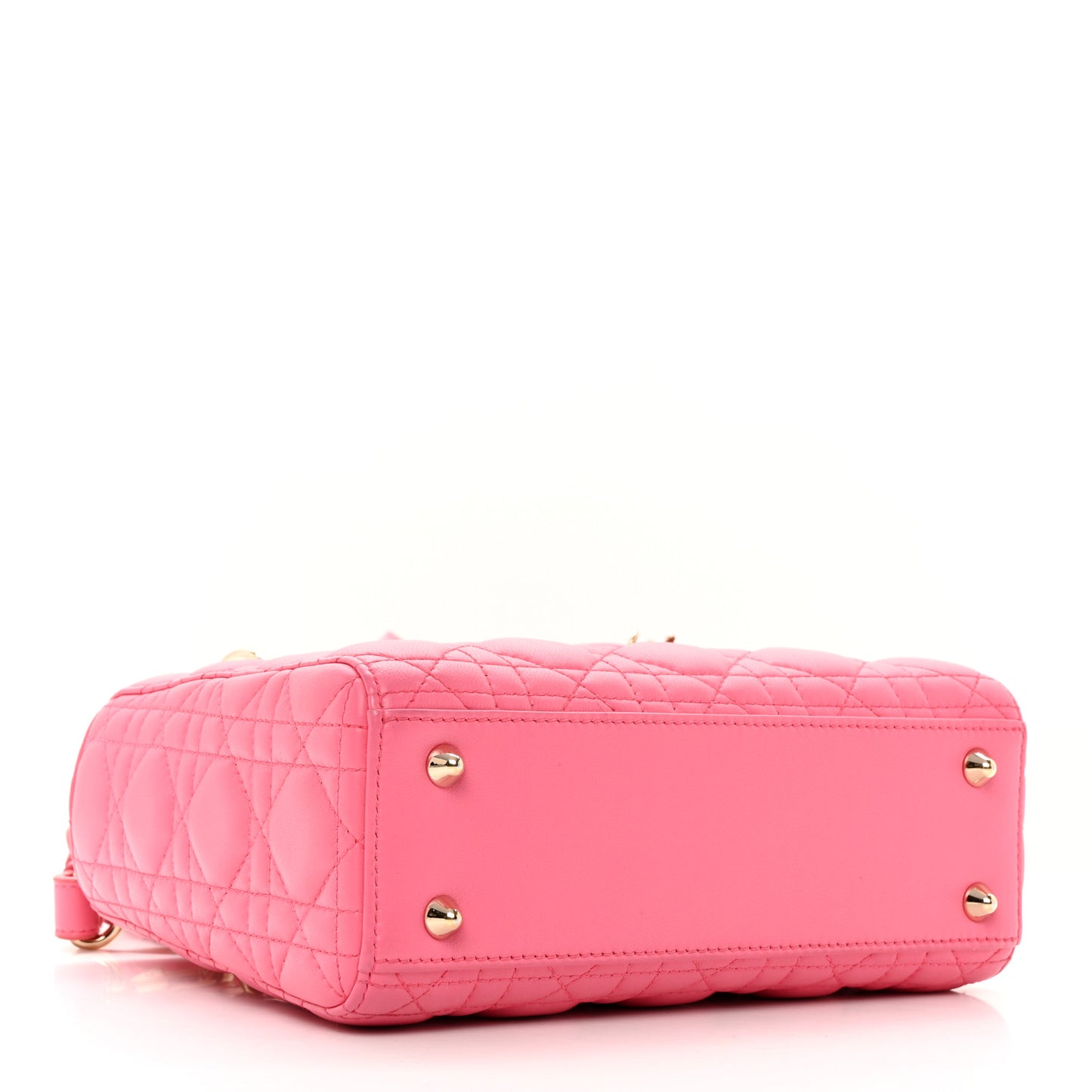 Lambskin Cannage Small My ABCDior Lady Dior Pink
