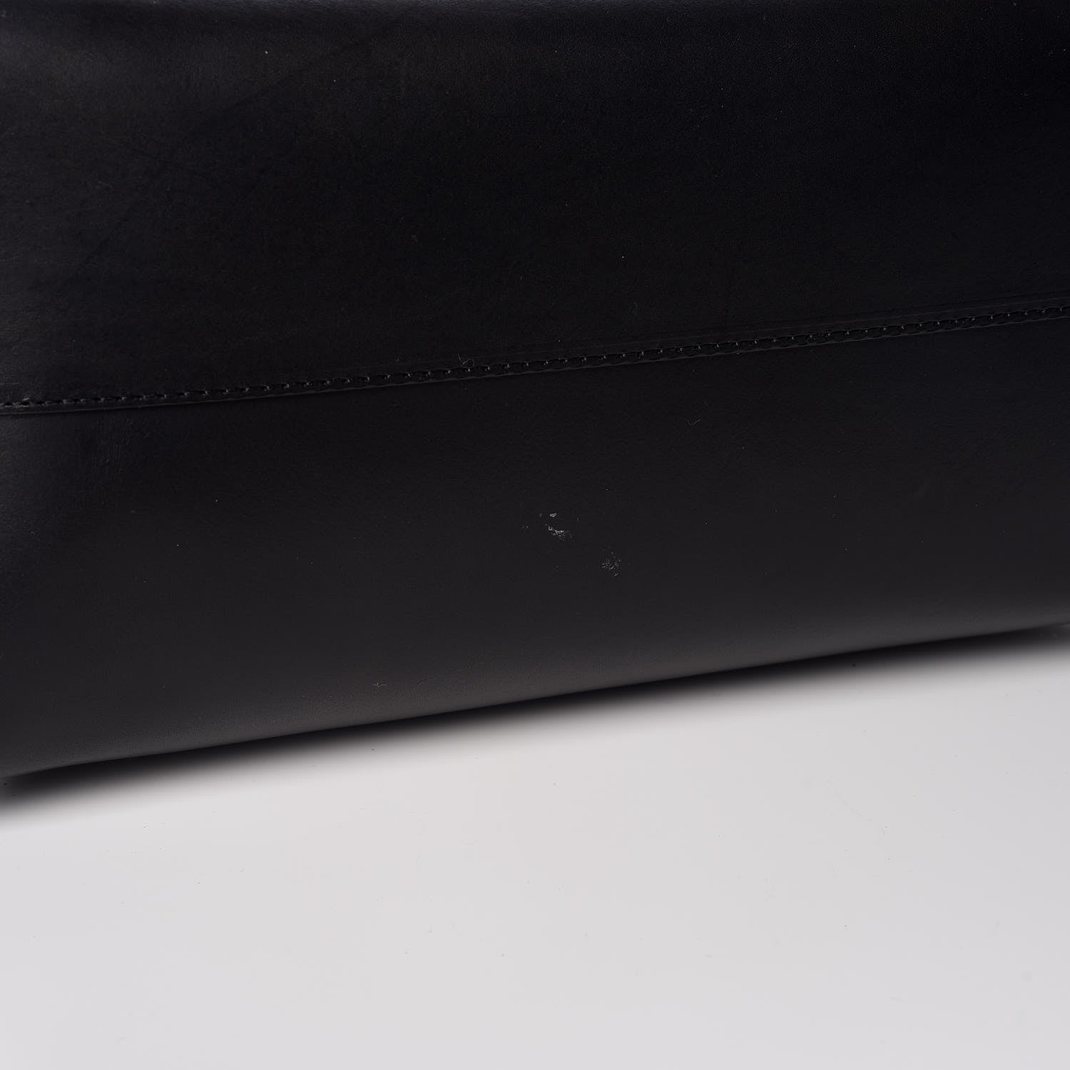 Mansur Gavriel Calfskin Small Shopping Tote Black Blu 10 of 12