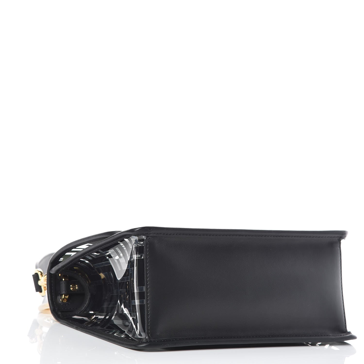 Fendi TPU FF Vitello Century F is Fendi Kan I Shoulder Bag Black 4 of 8