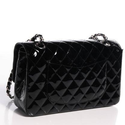 Chanel Patent Medium Double Flap Black 3 of 8