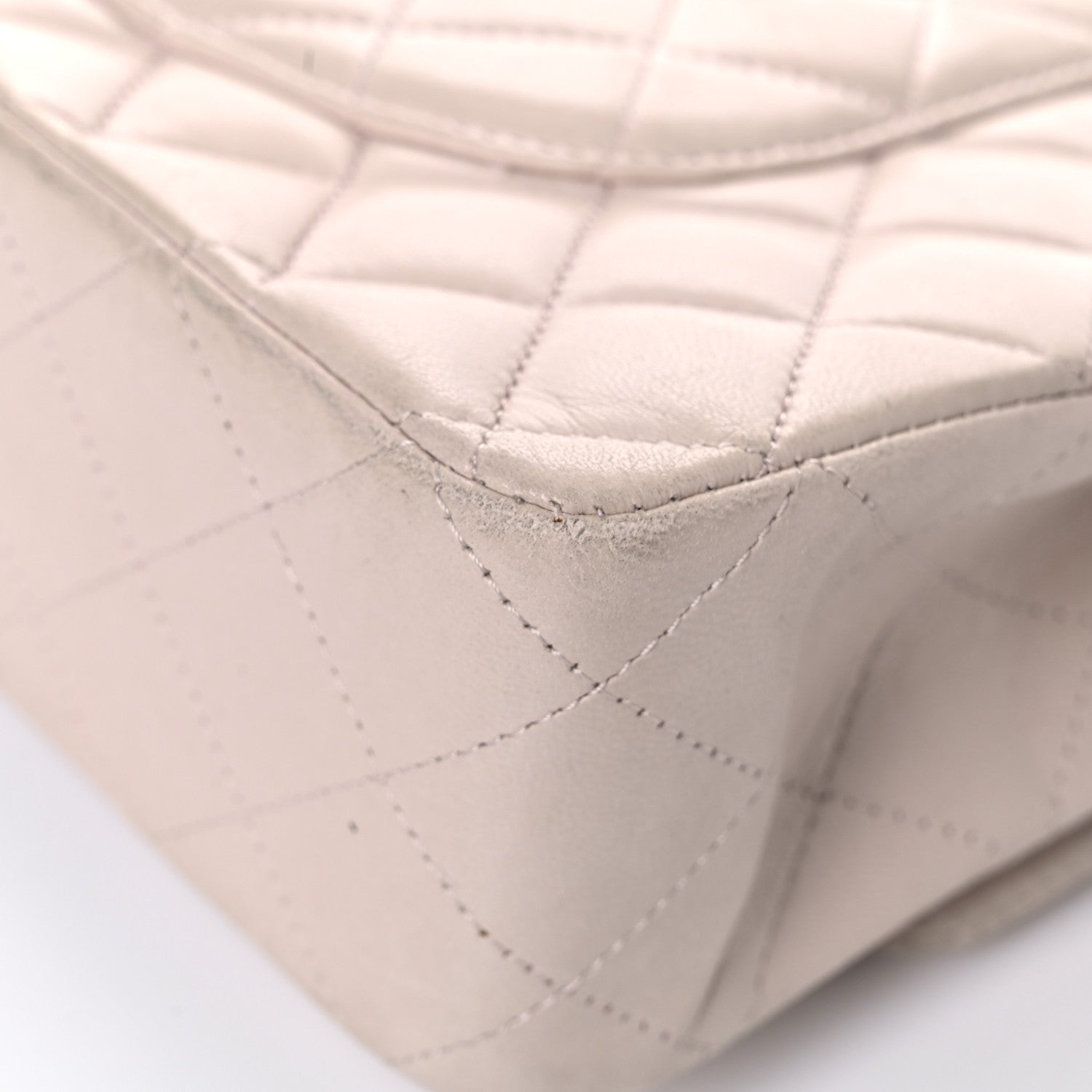 Chanel Lambskin Quilted Medium Double Flap Light Pink 10 of 26