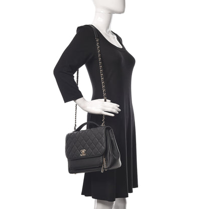 Chanel Caviar Quilted Large Business Affinity Flap Black 2 of 11