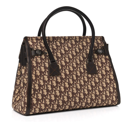 Christian Dior Monogram Medium Flight Tote Brown 2 of 6