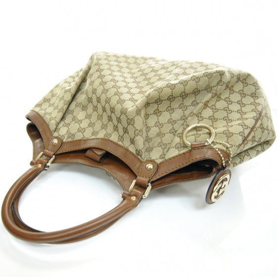 Gucci Monogram Large Sukey Brown 5 of 9