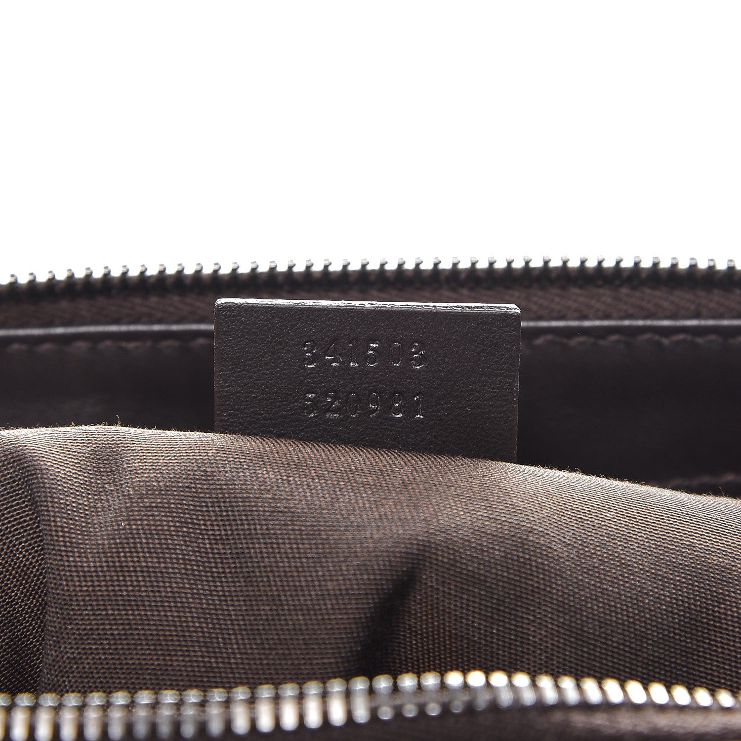 Gucci Guccissima Medium GG Charm Dome Satchel Dark Brown 8 of 12