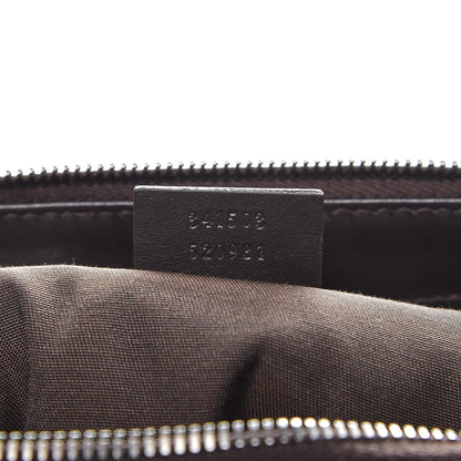 Gucci Guccissima Medium GG Charm Dome Satchel Dark Brown 8 of 12