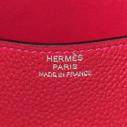 Hermes Togo Dogon Card Case Framboise 6 of 8