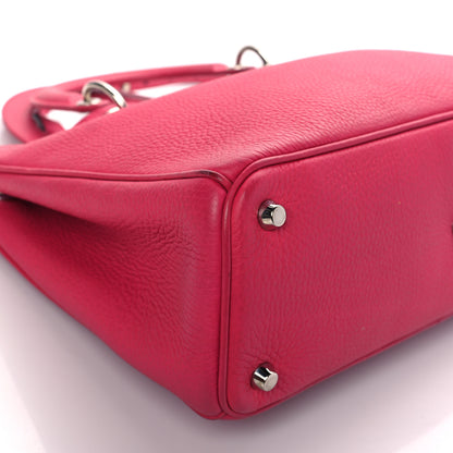 Christian Dior Calfskin Medium Diorissimo Tote Fuchsia 9 of 11
