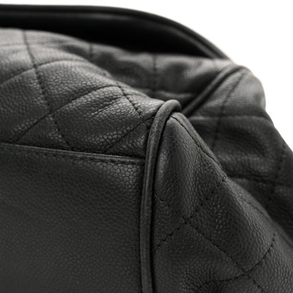 Chanel Caviar Quilted Timeless Accordion Flap Black 15 of 17