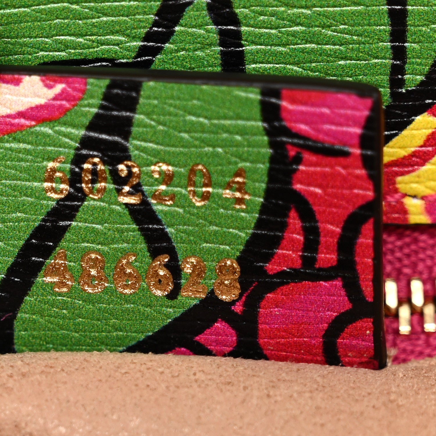 Gucci X KEN SCOTT New Shangai Calfskin Pomponica Print Horsebit 1955 Shoulder Bag Multicolor Fuxia Pompon 7 of 10